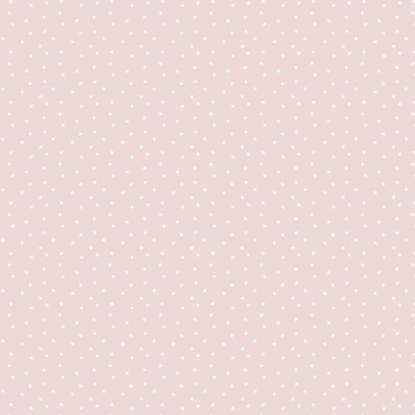 acufactum  - Druckstoff - Tupfen rosa-weiß